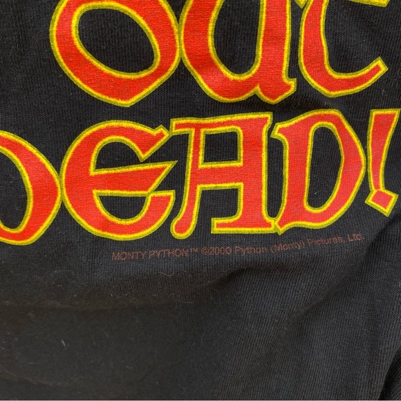 Vintage 2000 Monty Python & The Holy Grail Bring Out Your Dead Shirt Size XL - Picture 4 of 5